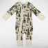 Organic Cotton Baby Pajamas 2-Way Zip Front Zipper Sleeper, Crispin Organic Earthy Clothing